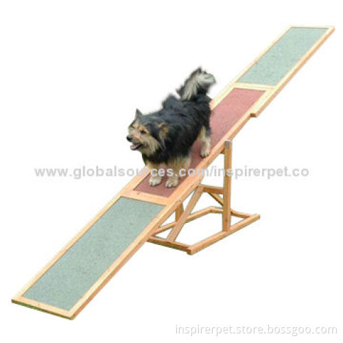 Pet Dog Agility Training See Saw Wobble Board, 3m